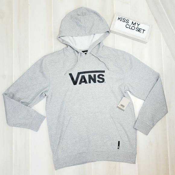Vans Other - VANS NWT Men's Gray Logo Hoodie L ~DM7